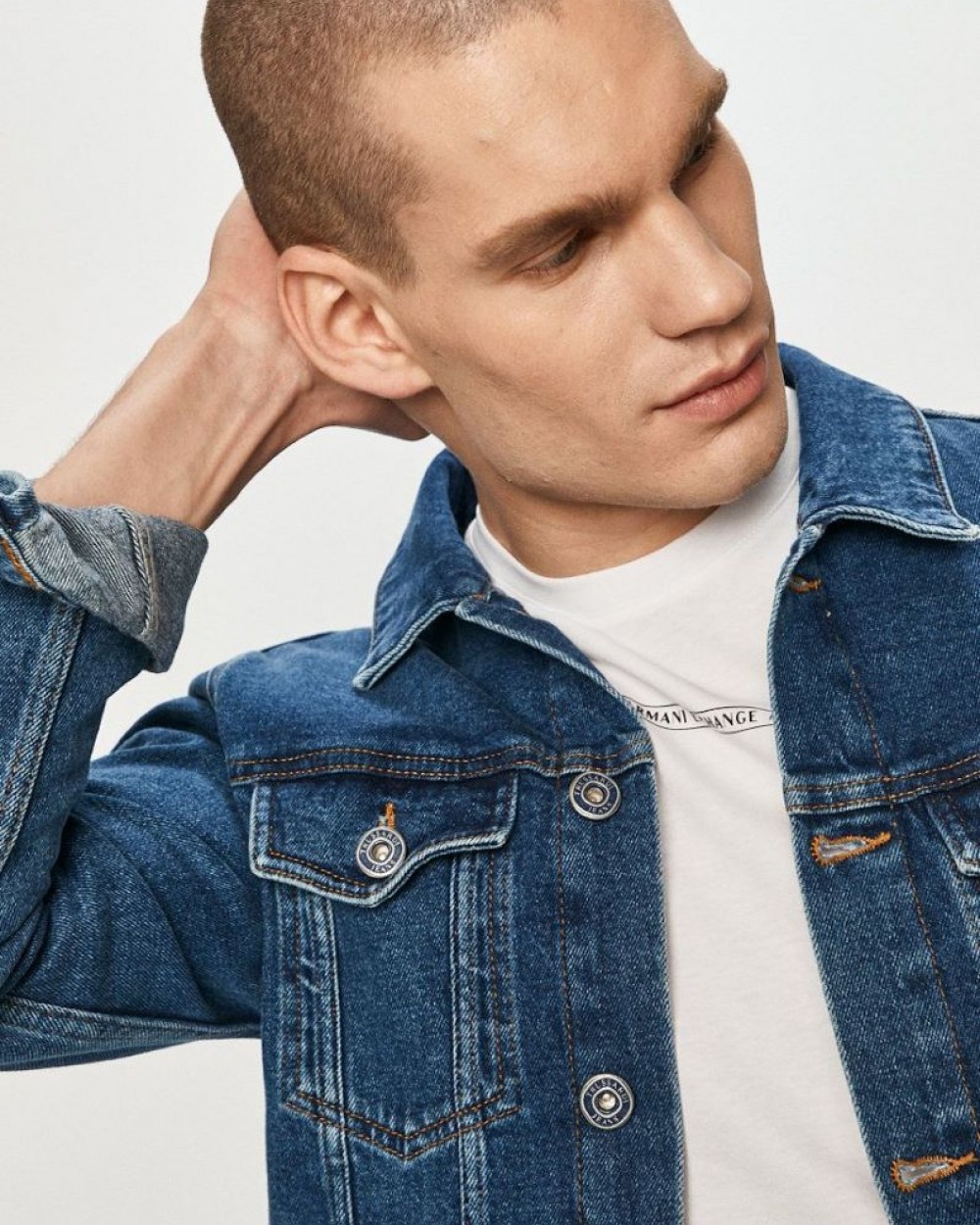 Geaca Denim Barbati Trussardi