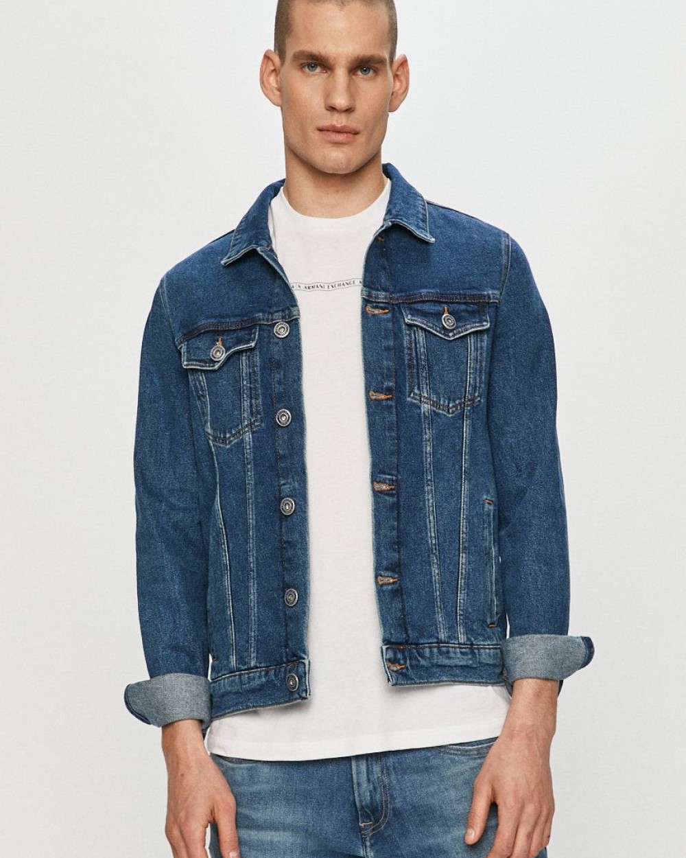 Geaca Denim Barbati Trussardi