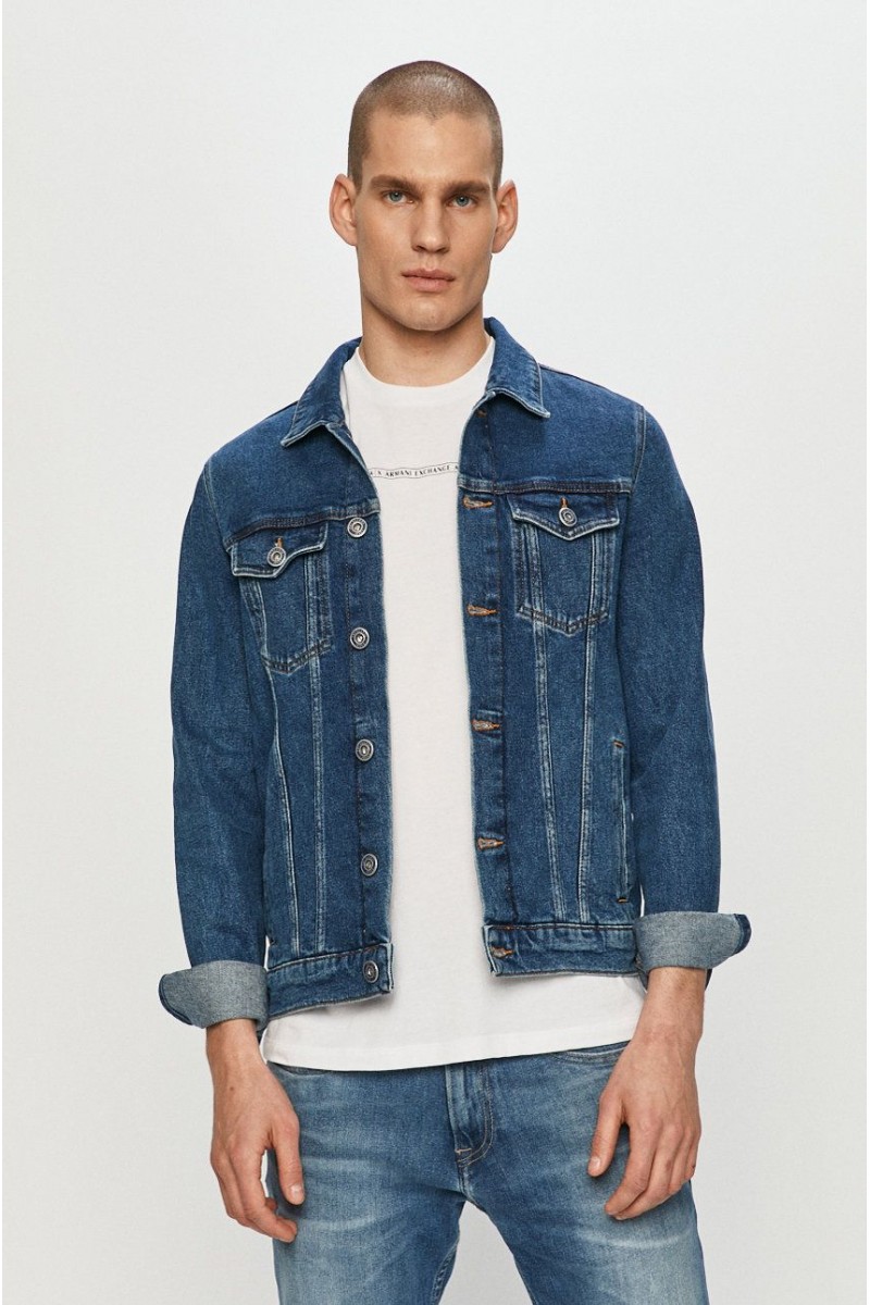 Geaca Denim Barbati Trussardi Geaca Denim Barbati Trussardi