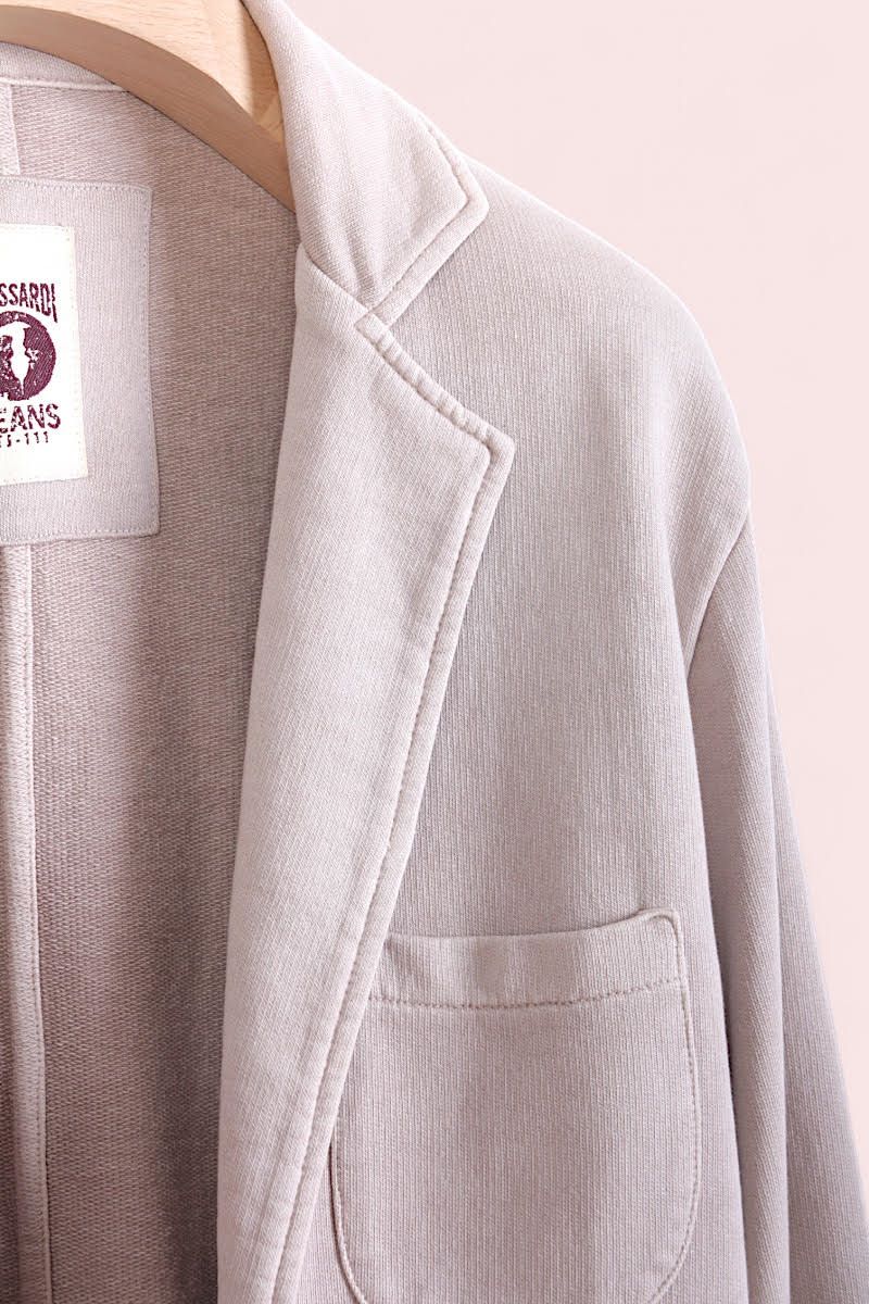 Sacou Casual Barbati Trussardi Bumbac Cream Sacou Casual Barbati Trussardi Bumbac Cream