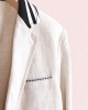 Sacou Casual Barbati Trussardi In si Bumbac Cream Sacou Casual Barbati Trussardi In si Bumbac Cream
