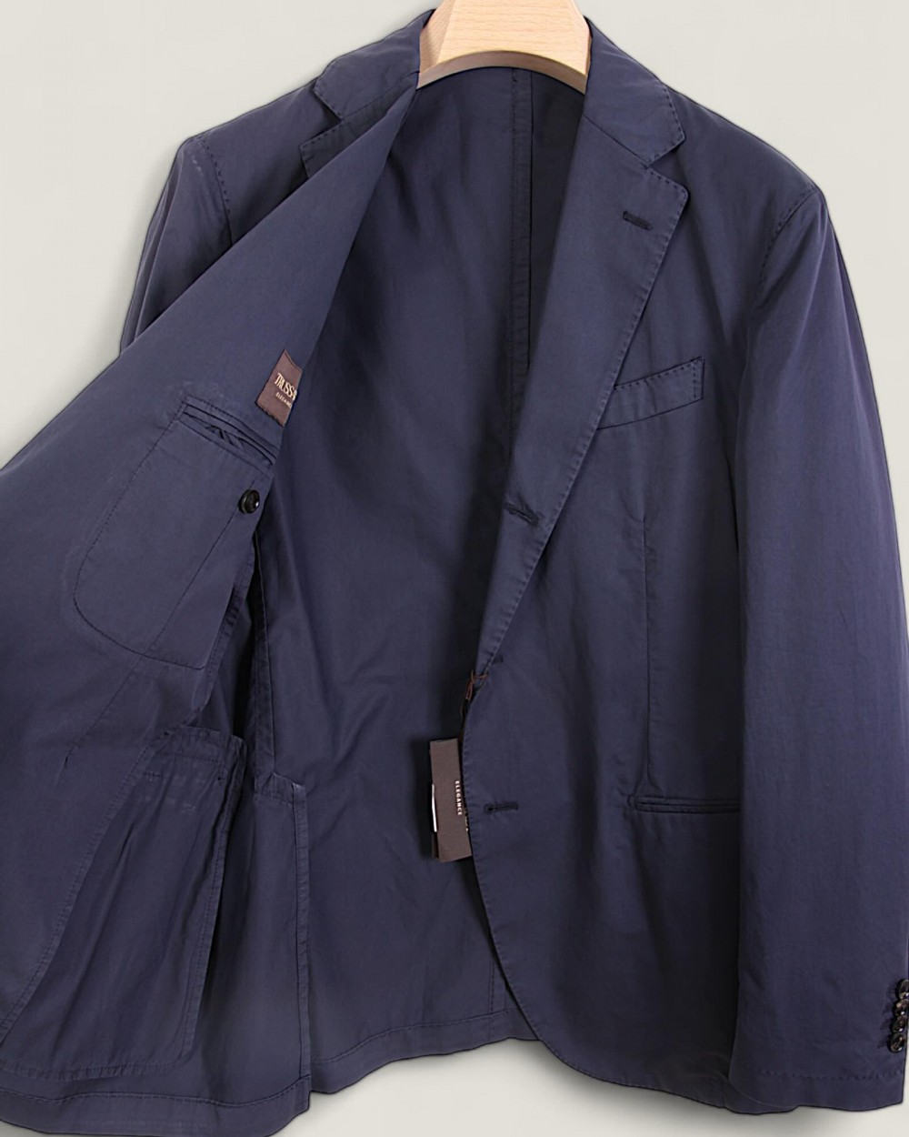 Sacou Casual Barbati Trussardi Bumbac Bleumarin