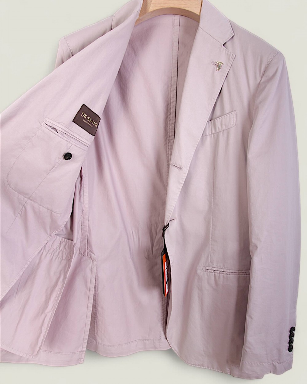 Sacou Casual Barbati Trussardi Bumbac Roz Pal