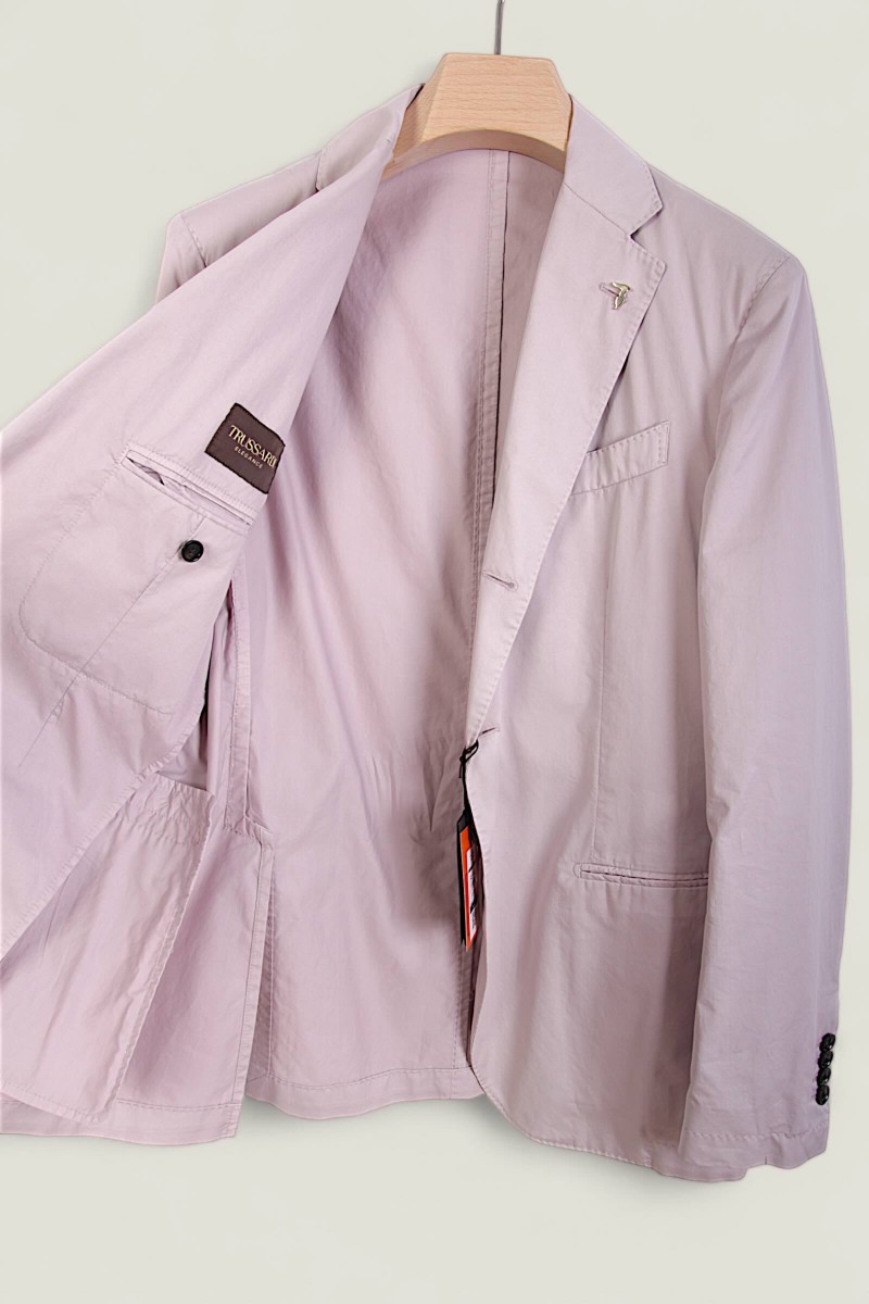 Sacou Casual Barbati Trussardi Bumbac Roz Pal Sacou Casual Barbati Trussardi Bumbac Roz Pal