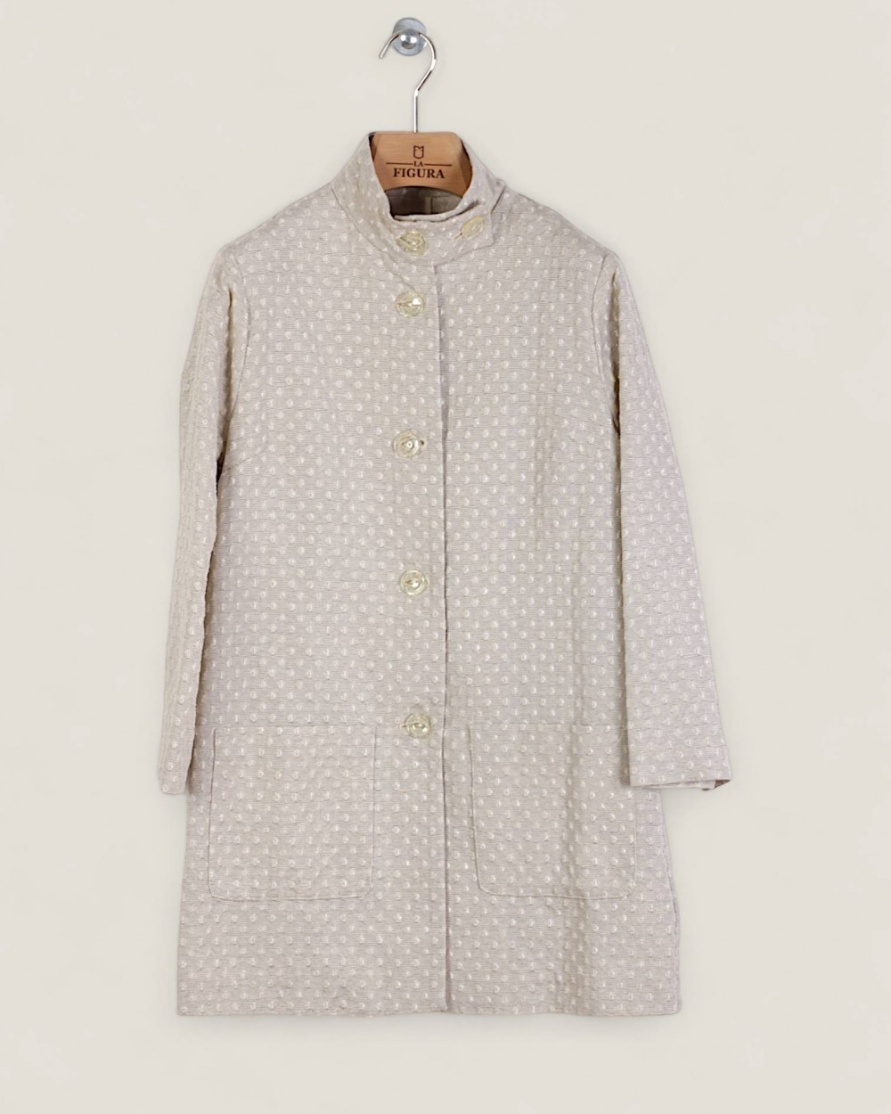 Trench Trussardi Crem Deschis Dama Bumbac