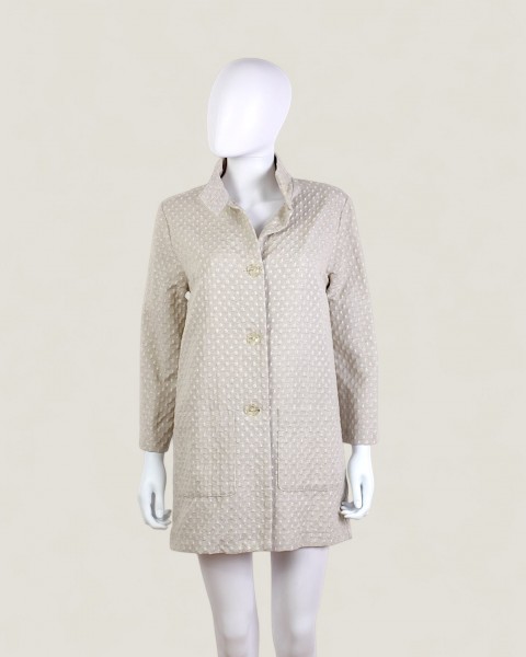 Trench Trussardi Crem Deschis Dama Bumbac