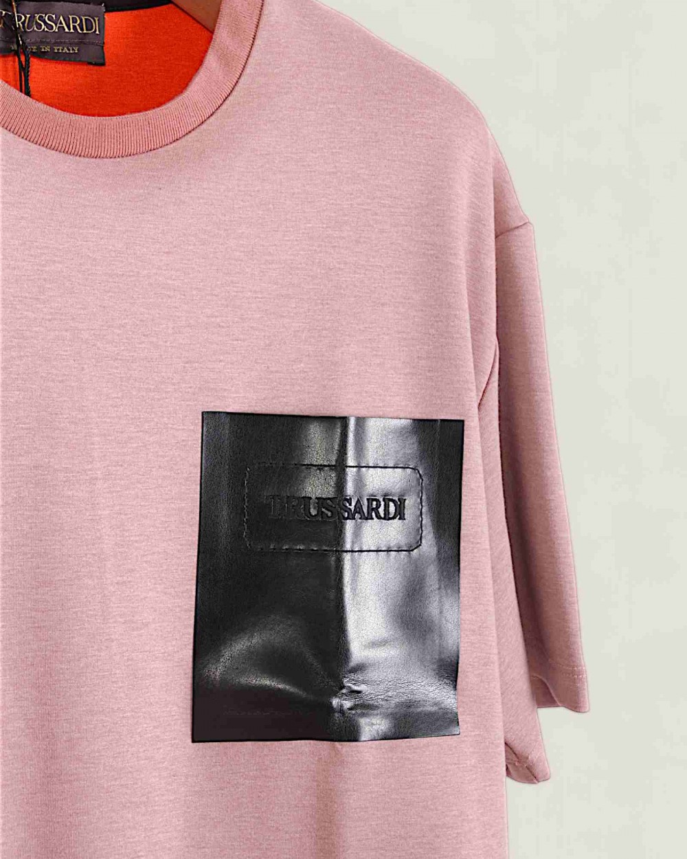 Tricou Trussardi Barbati Oversize Buzunar